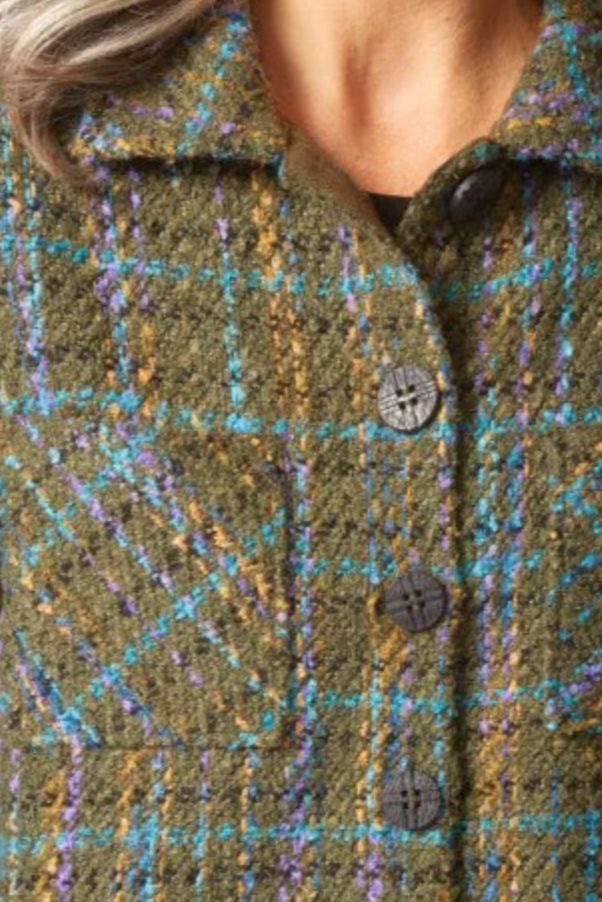 Habitat Confetti Plaid Shacket-NEW