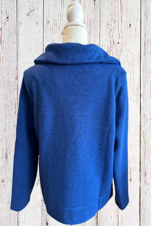 Trisha Tyler Color Block Mock Neck Sweater