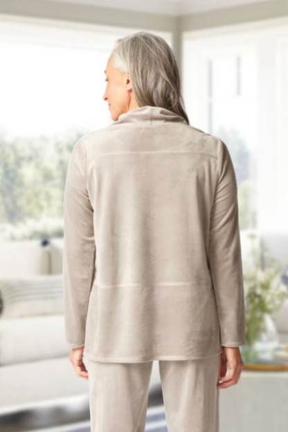 Habitat Cozy Velour Top-NEW
