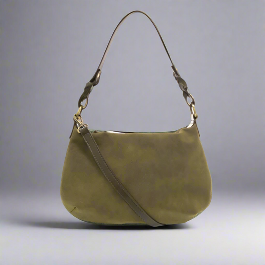 Joy Accessories Effie Faux Suede Shoulder/Crossbody Bag