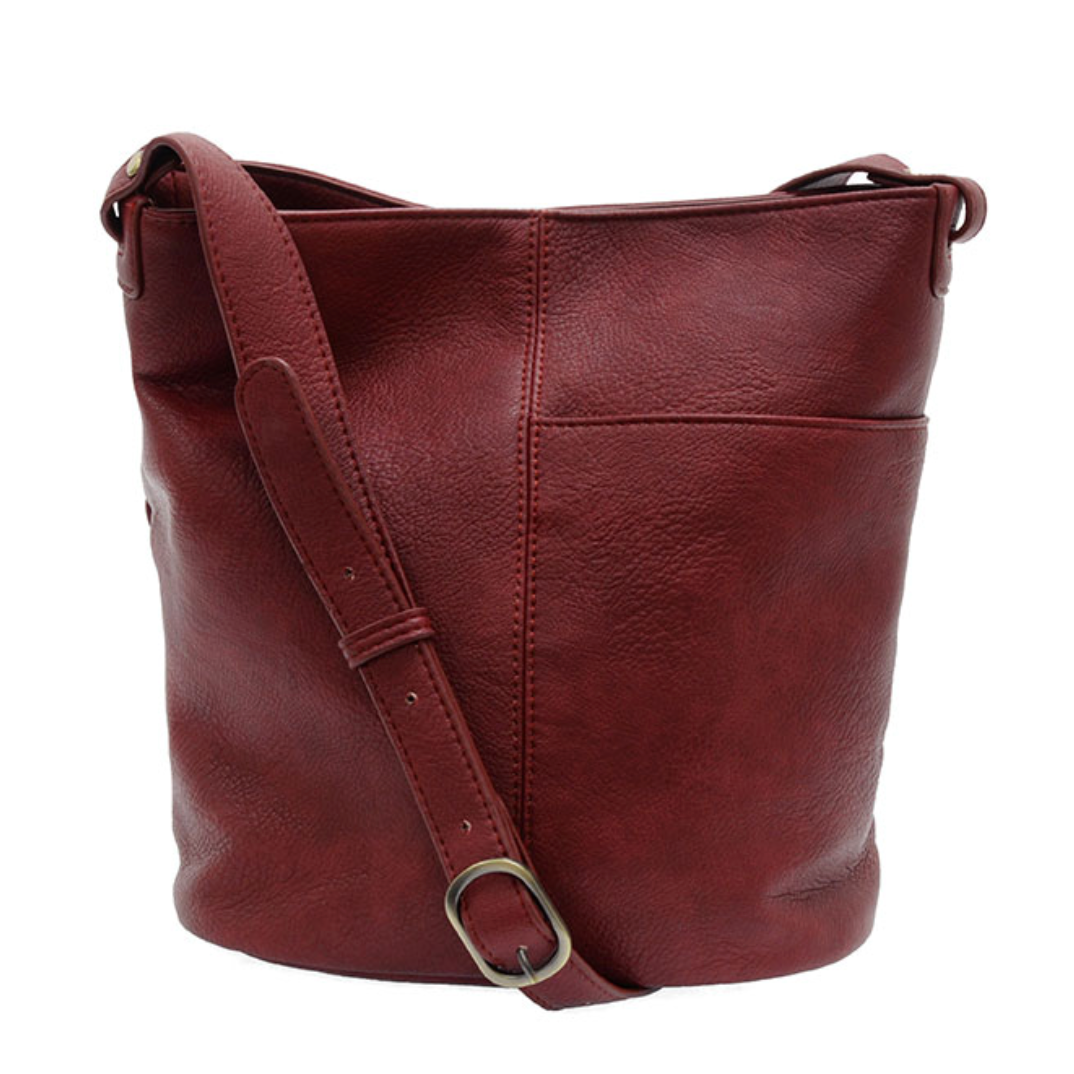 Bindi Front Pocket Bucket Crossbody Bag