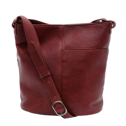 Bindi Front Pocket Bucket Crossbody Bag