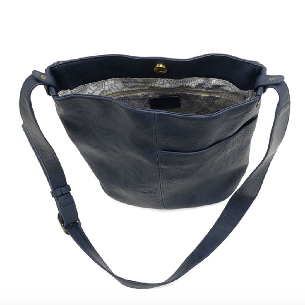 Bindi Front Pocket Bucket Crossbody Bag