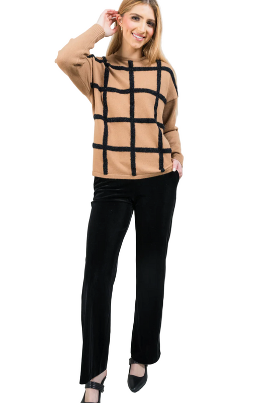 Lisette Vixen Velvet Wide Leg Pant