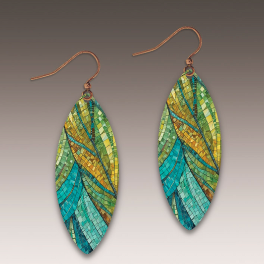 Handmade Dunes Mosaic Earrings