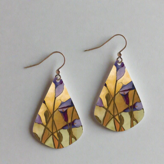 Handmade Calla Lily Earrings