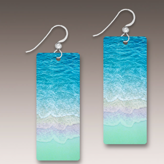 Handmade Ocean Waves Earrings
