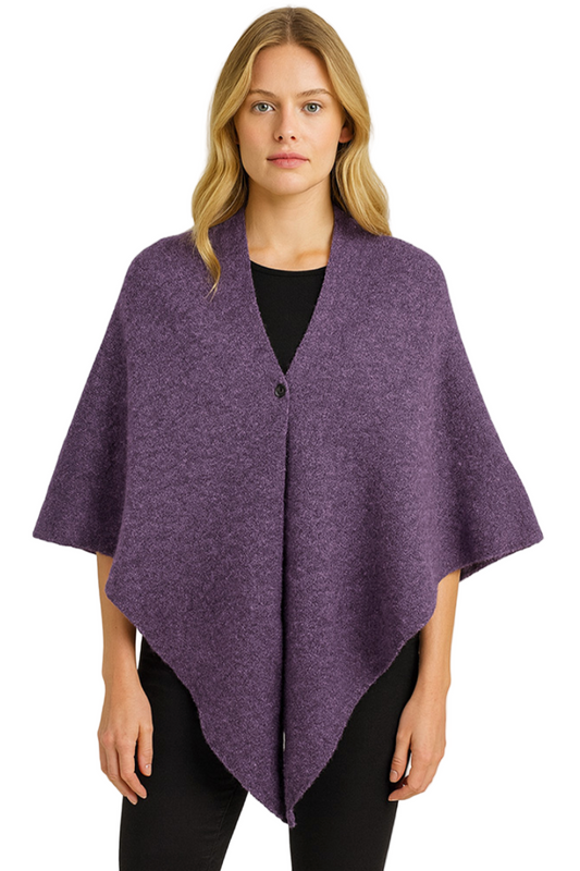 Solid Triangle Poncho / Scarf