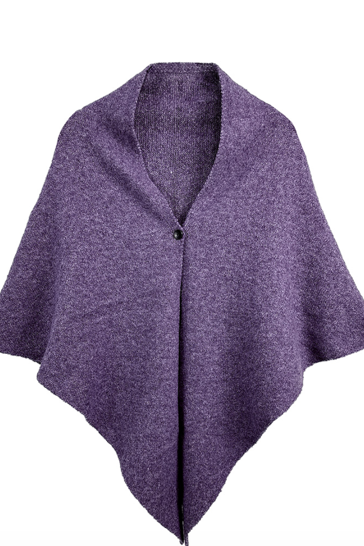 Solid Triangle Poncho / Scarf