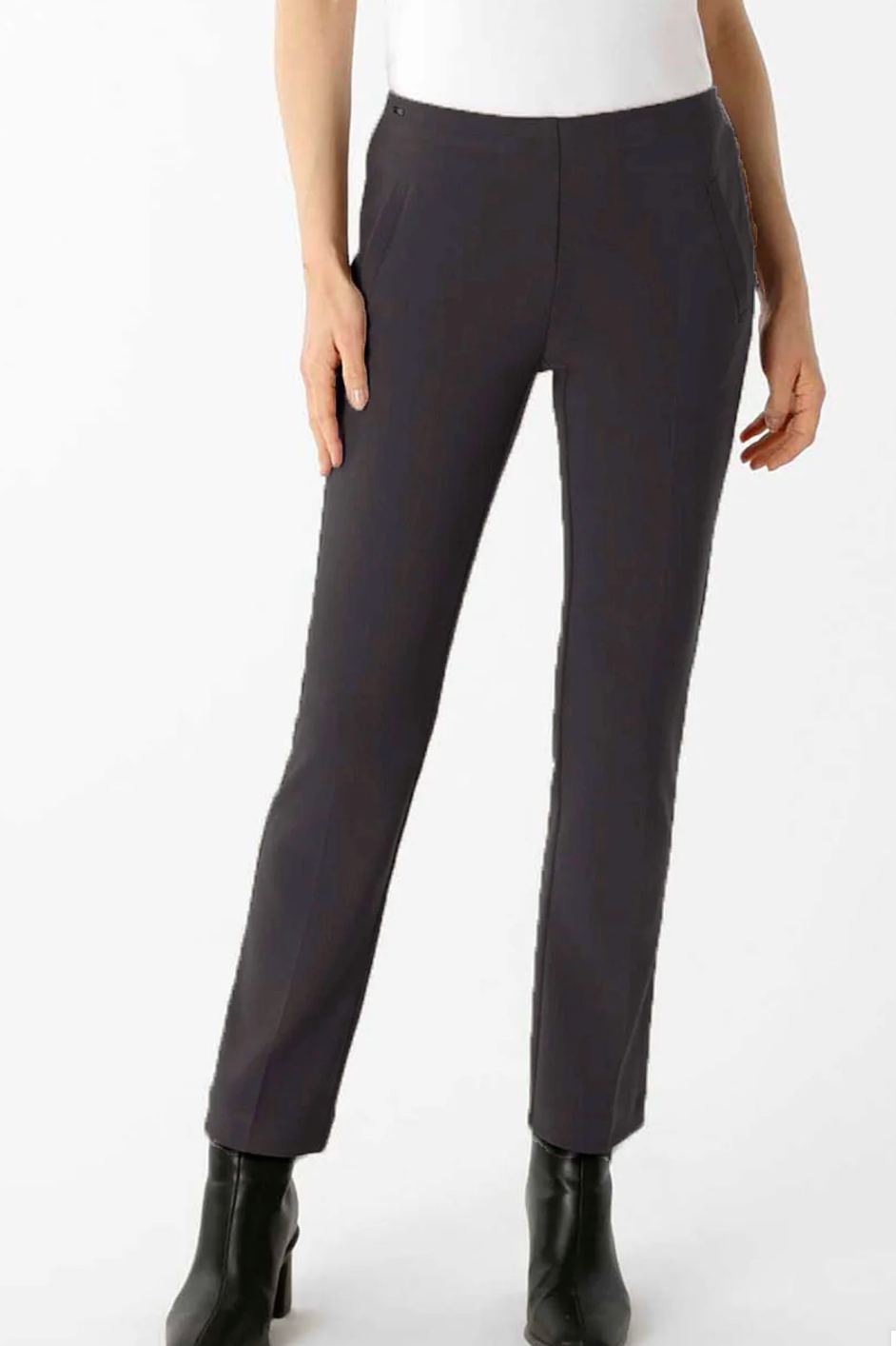 Lisette Crepe Fabric 29" Straight Leg Pant