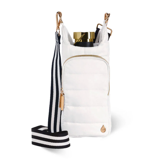 The Original Wanderfull Hydrobag-White/Stripe Strap