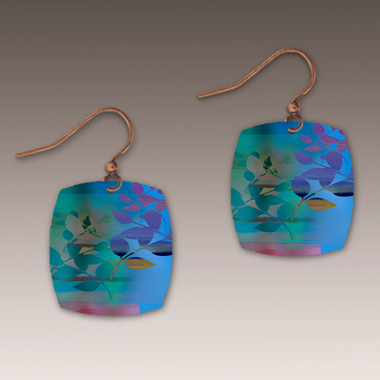 Ocean Dusk Button Drop Earrings