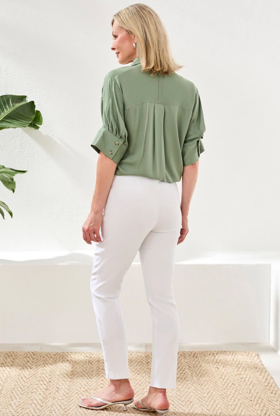 Tribal Flatten It® Slim Pull-On Ankle Pants