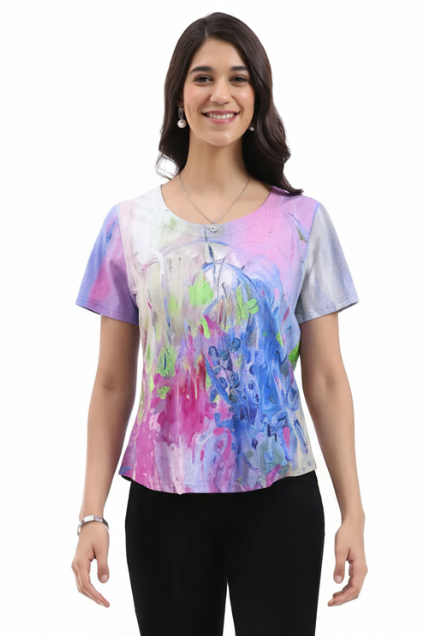 Parsley & Sage Olivia Short Sleeve Top