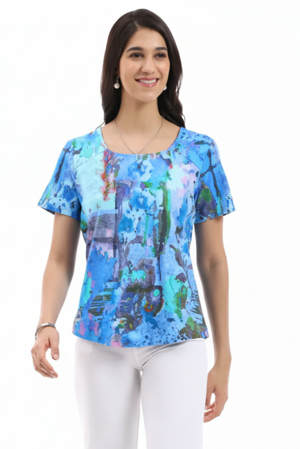 Parsley & Sage Campbell Short Sleeve Top