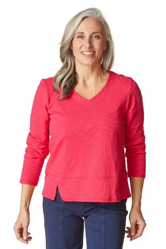 Habitat Cotton Pebble Seamed Long Sleeve Tee