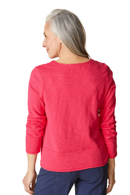 Habitat Cotton Pebble Seamed Long Sleeve Tee