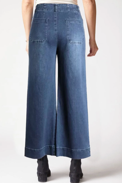 Habitat Stretch Denim Wide Leg Ankle Jean