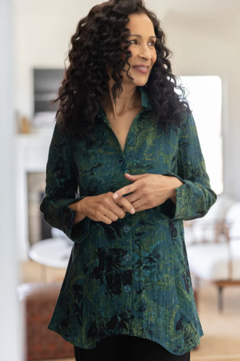 Habitat Express Floral Artist Shirt-NEW