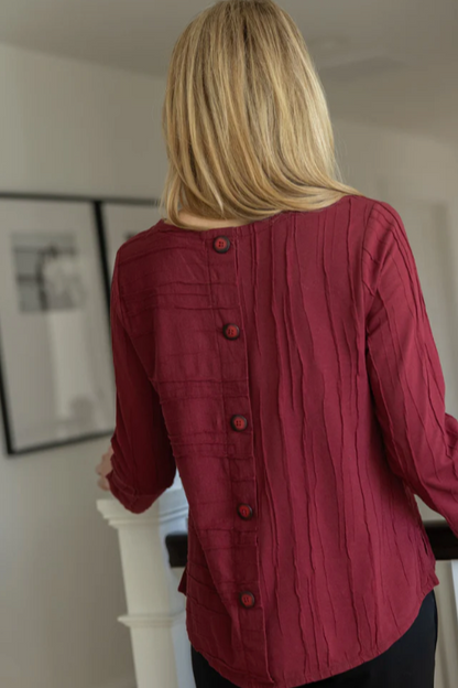 Habitat Steady Stream Button Back Tee