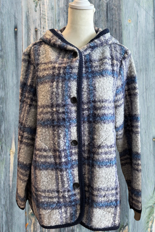 Trisha Tyler Boucle Coat-NEW