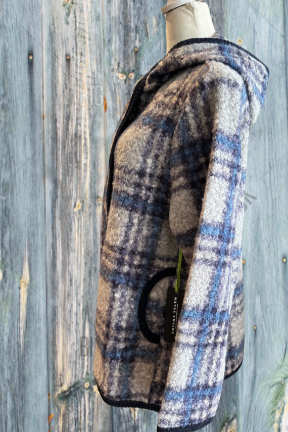 Trisha Tyler Boucle Coat-NEW