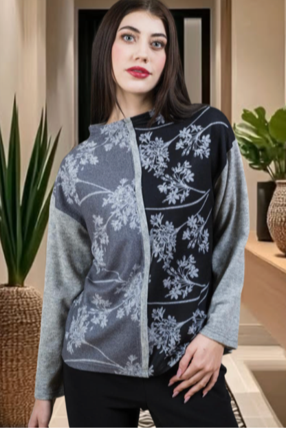 Trisha Tyler Funnel Neck Sweater