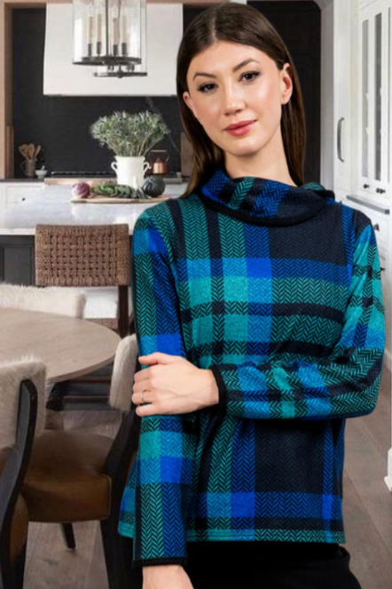 Trisha Tyler Contrast Trim Sweater