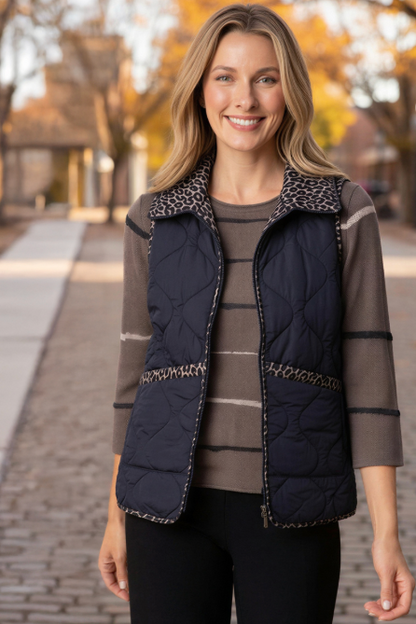 Habitat Reversible Print Puffer Vest