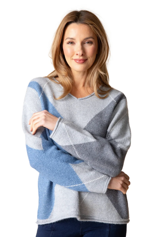 Habitat Alpine Argyle Pullover