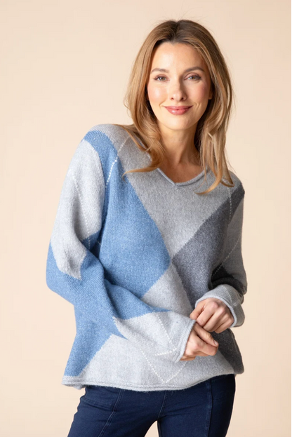 Habitat Alpine Argyle Pullover