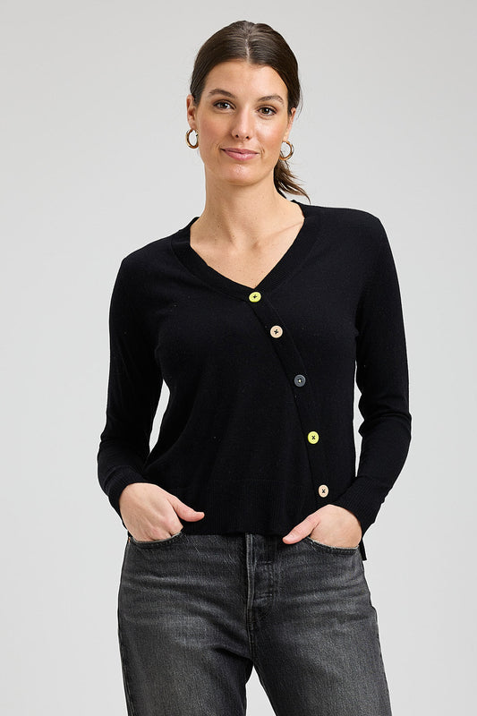 Zaket & Plover Button Angle Sweater-NEW