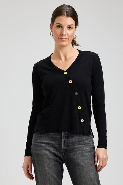 Zaket & Plover Button Angle Sweater-NEW