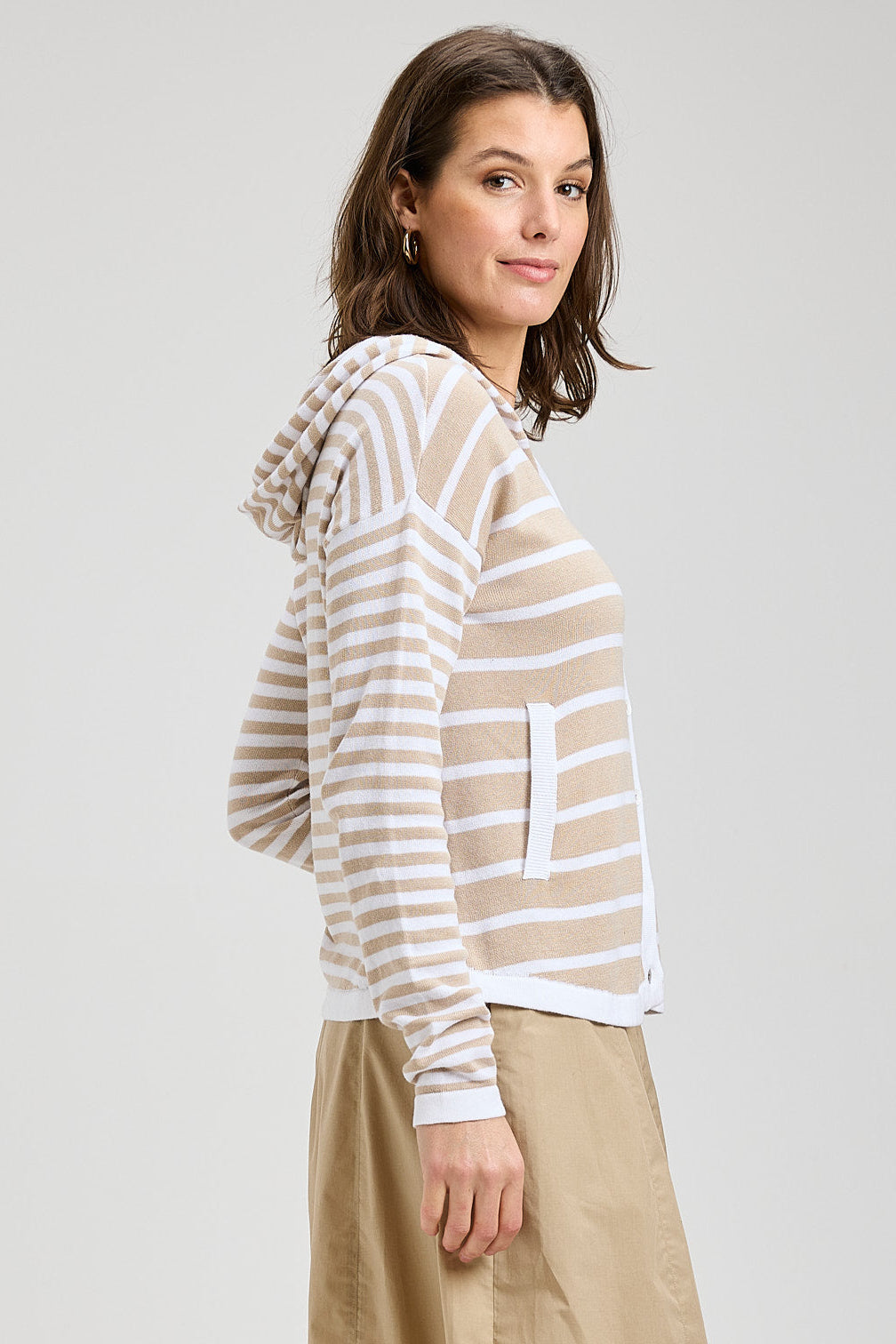 Zaket & Plover Multi Stripe Hoodie