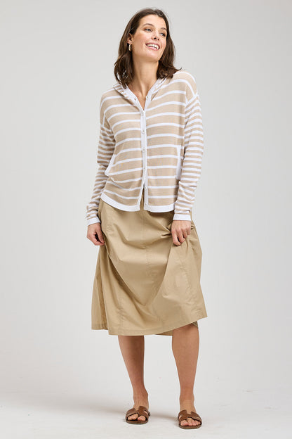 Zaket & Plover Multi Stripe Hoodie