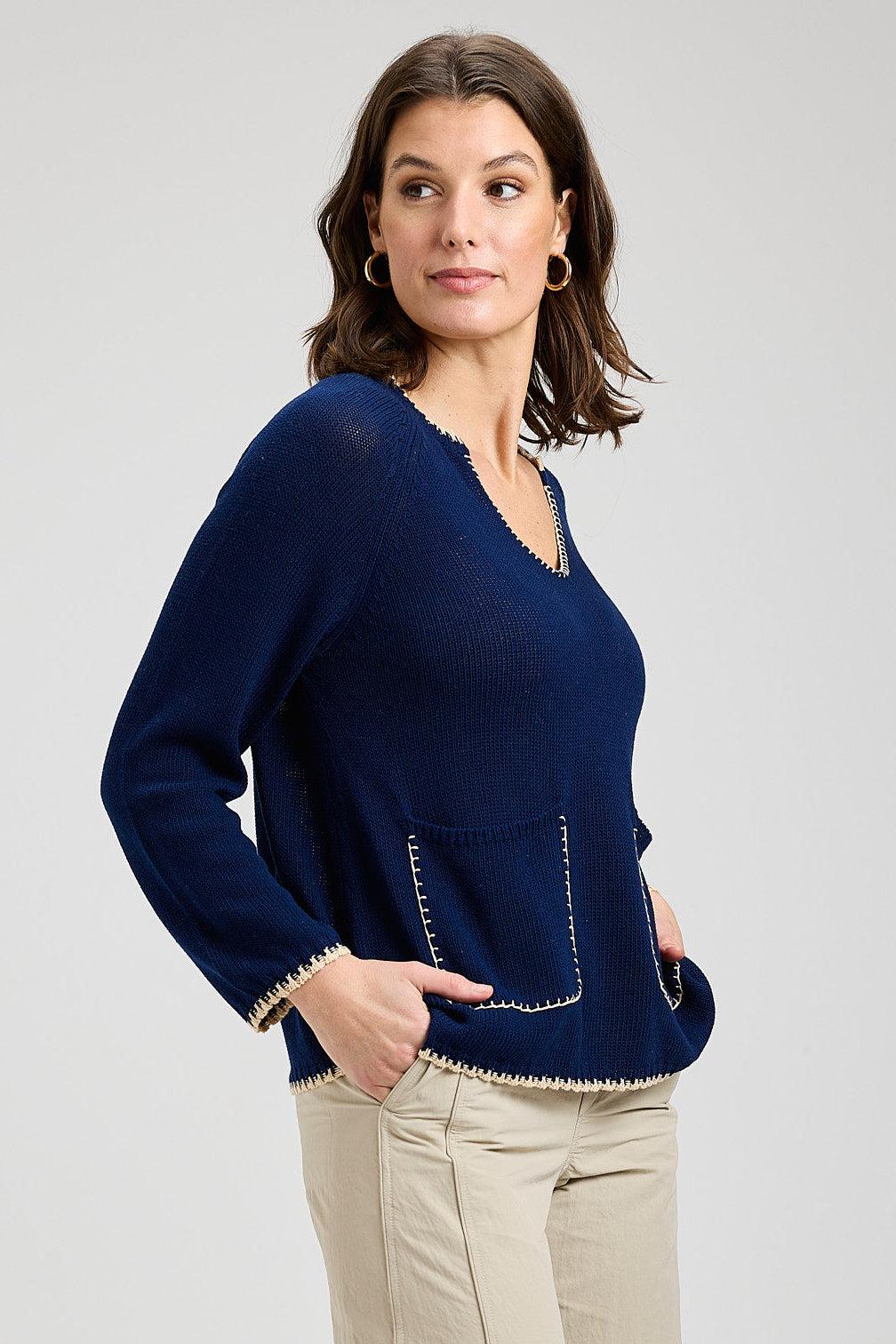 Zaket & Plover Pocket Aline Sweater-NEW