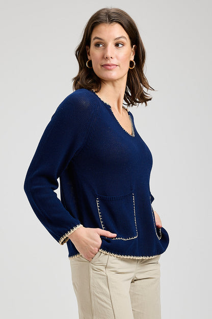 Zaket & Plover Pocket Aline Sweater-NEW