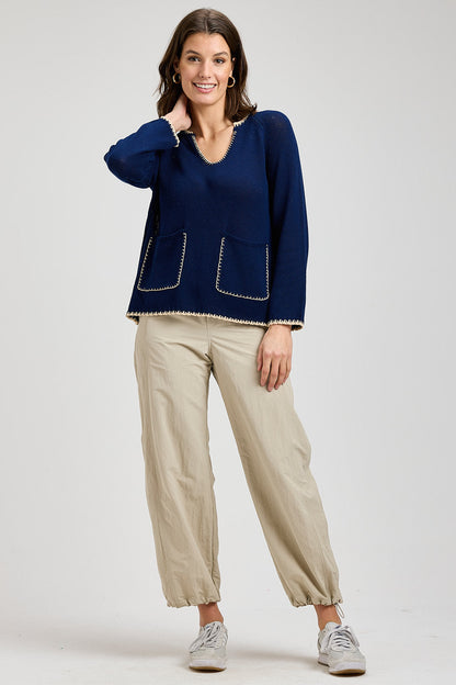 Zaket & Plover Pocket Aline Sweater-NEW