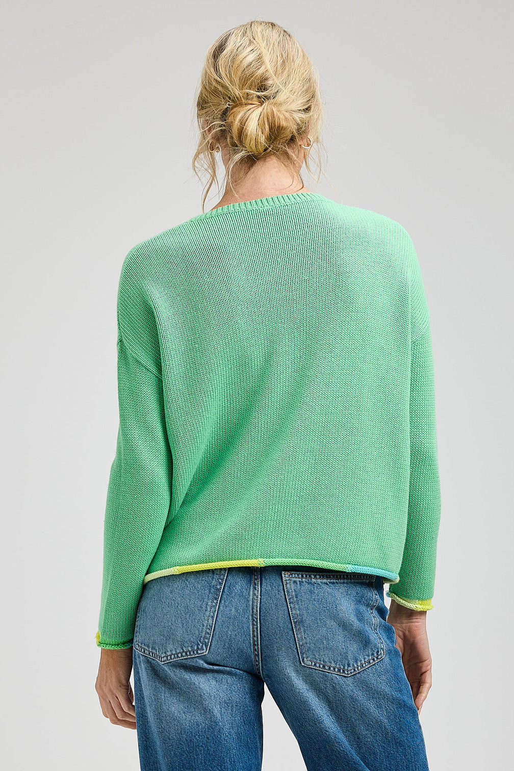 Zaket & Plover Bottom Detail Sweater-NEW