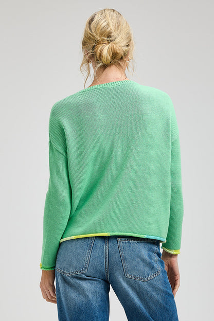 Zaket & Plover Bottom Detail Sweater-NEW