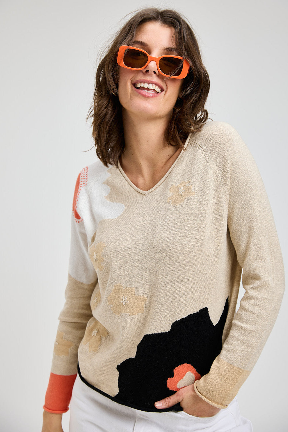 Zaket & Plover Garden Pond Sweater-NEW