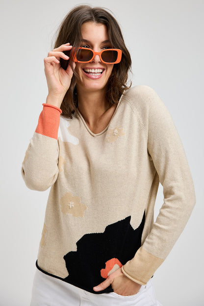 Zaket & Plover Garden Pond Sweater-NEW