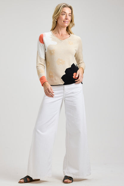 Zaket & Plover Garden Pond Sweater-NEW