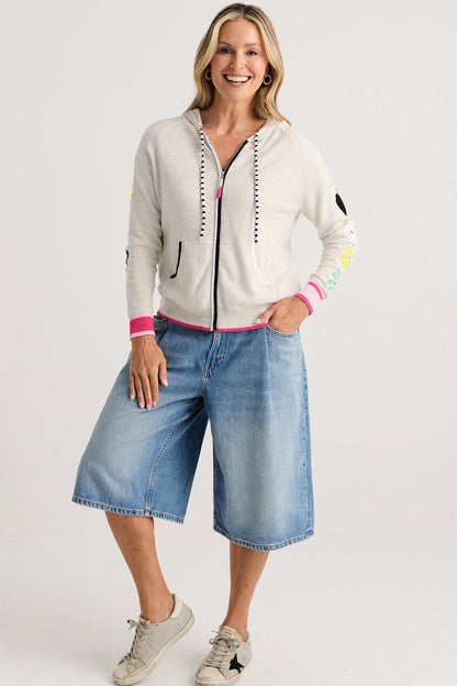 Zaket & Plover Flower Power Hoodie-NEW