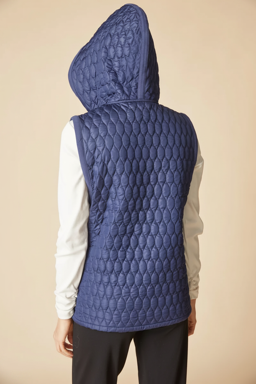 Back view hood down