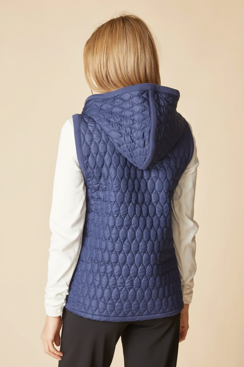 Back view hood up