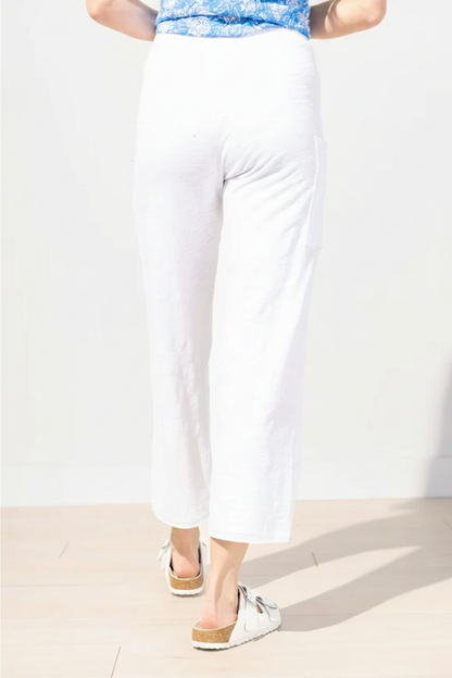 Back - white flood pant