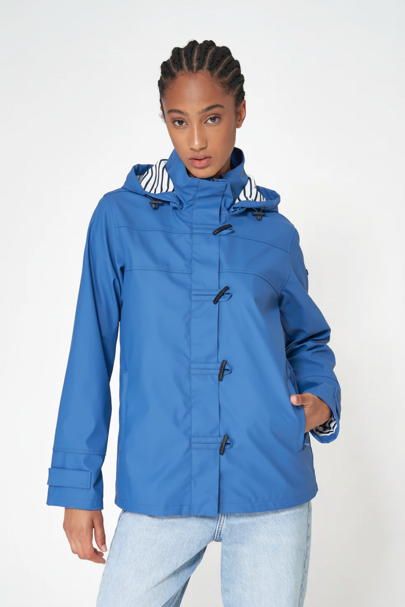 Blue Jacket Front