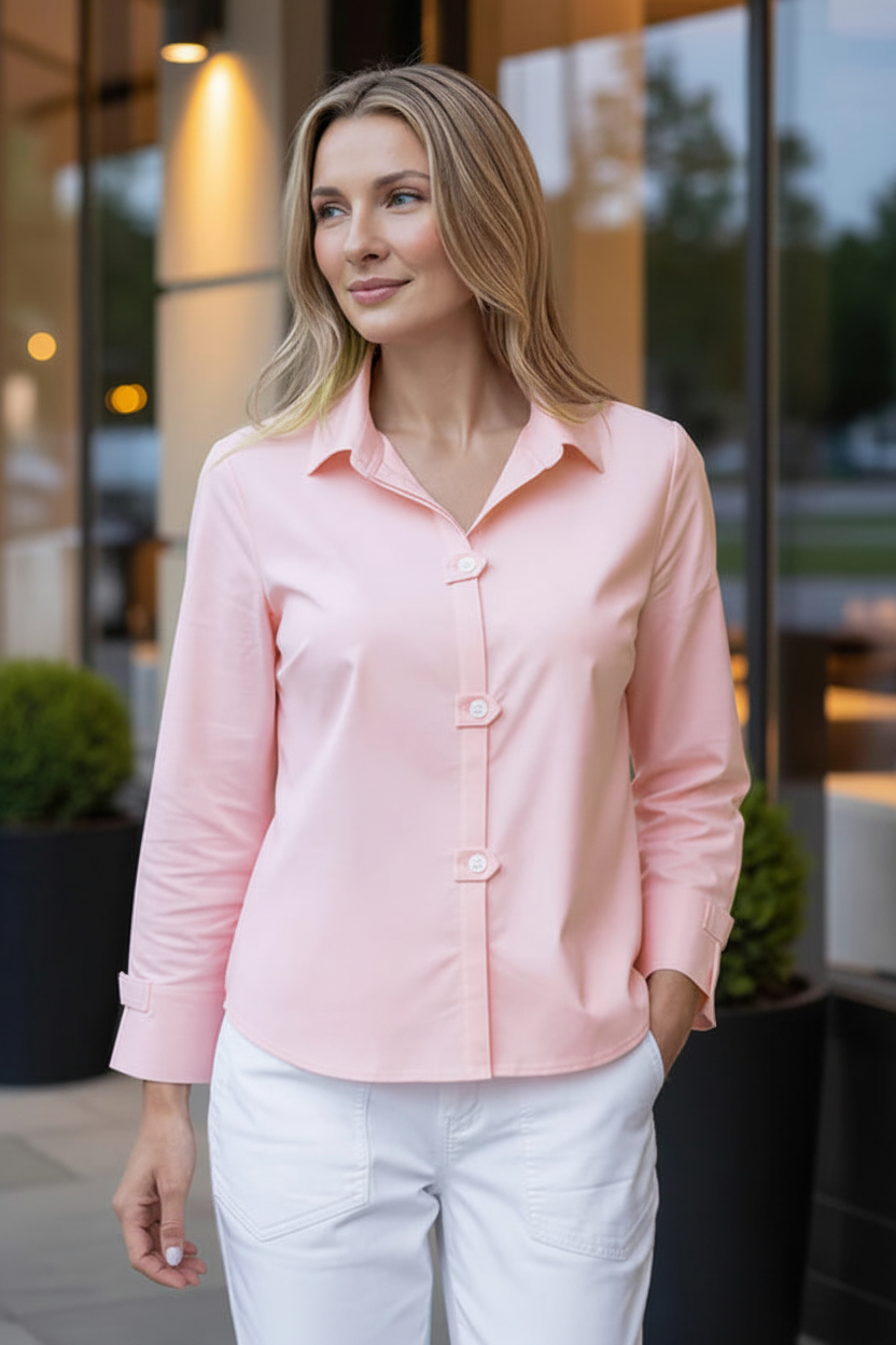 Blush shirt front view