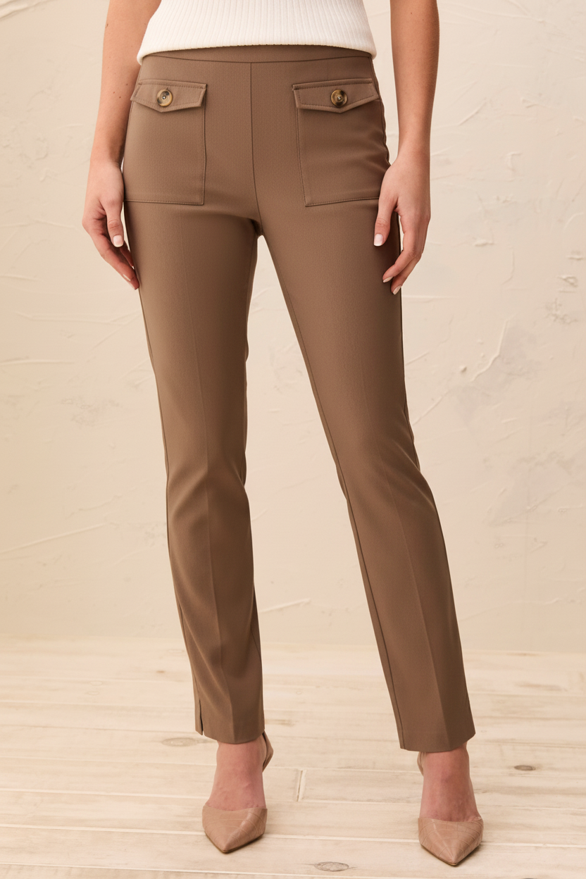 Brown Flatten It Pant Front